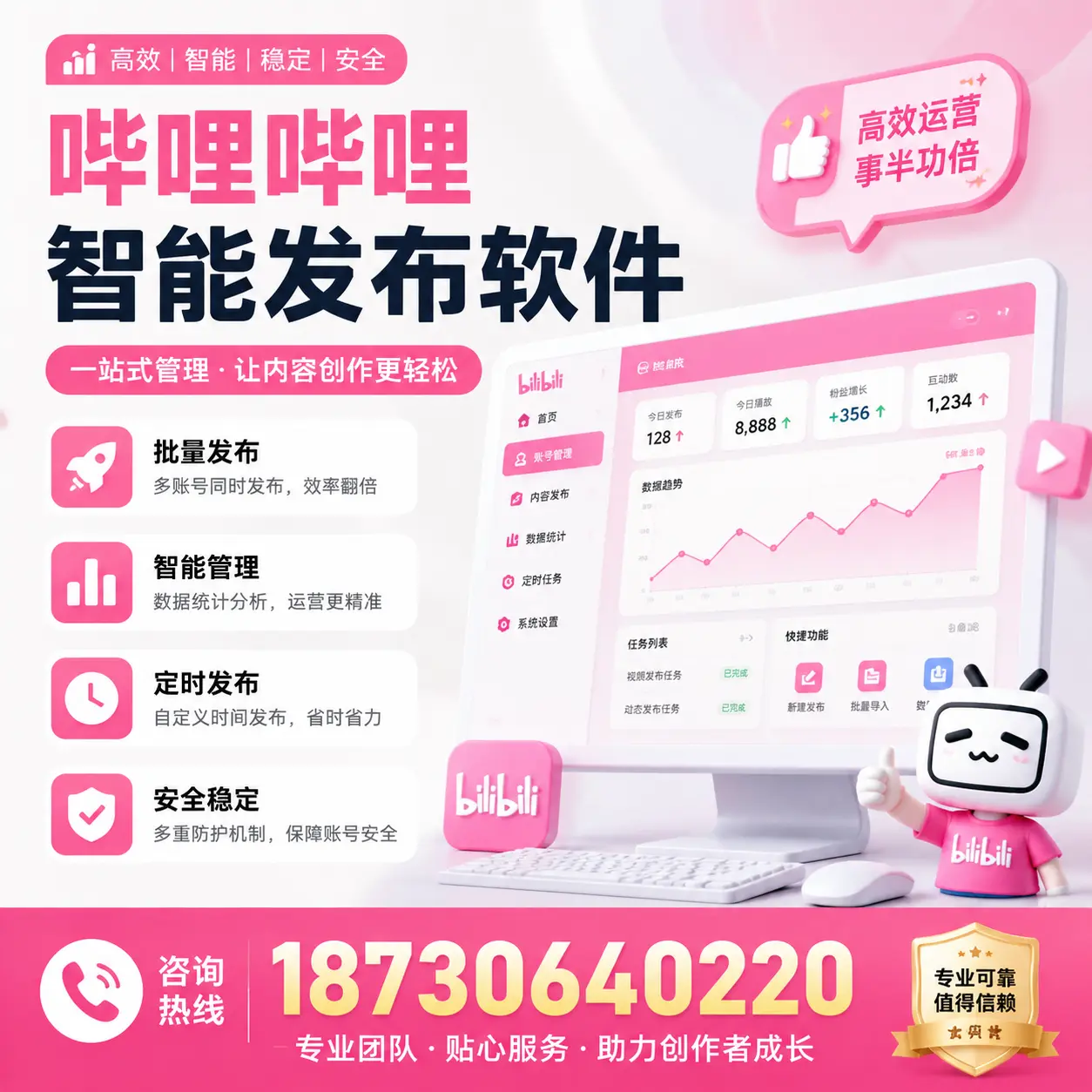 如何评估哔哩哔哩智能发布软件的ROI?秦皇岛 企业必读